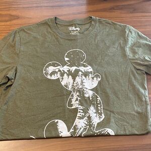 Disney Men's Olive Mickey Mouse Tee